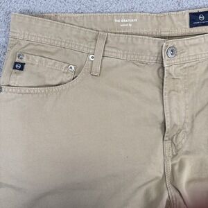 Adriano Goldschmied AG Jeans Mens 38R 38x32 (fit 40x30) Graduate Beige Khaki